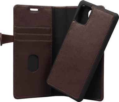 Gear Buffalo Samsung Galaxy A71 lompakkokotelo (ruskea)