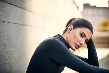 Jabra Elite Active 75t täysin langattomat kuulokkeet (Navy Blue)