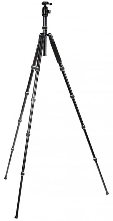 Ammattimainen kamera- ja videoteline kuulapäällä, 145 cm