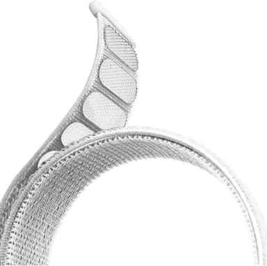 Puro Apple Watch 38/40/41 mm nailonranneke (jäänvalkoinen)