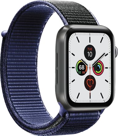 Puro Apple Watch 42-44 mm nailonranneke (avaruudensininen)