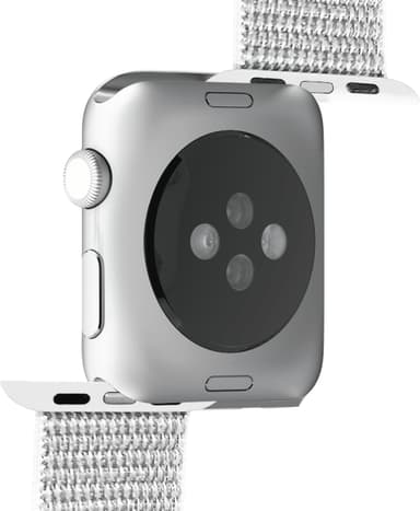 Puro Apple Watch 42/44/45 mm nailonranneke (valkoinen)