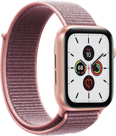 Puro Apple Watch 42-44 mm nailonranneke (ruusu)