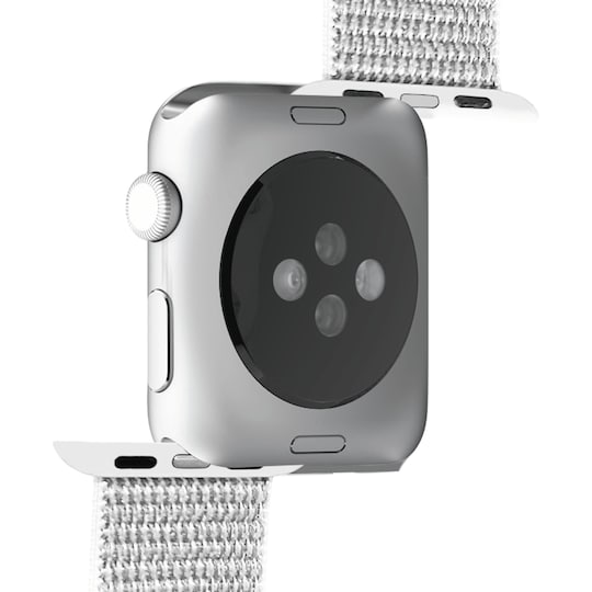 Puro Apple Watch 38/40/41 mm nailonranneke (jäänvalkoinen)