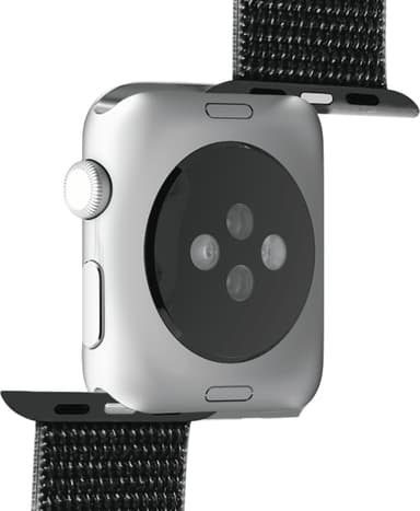 Puro Apple Watch 42-44 mm nailonranneke (musta)