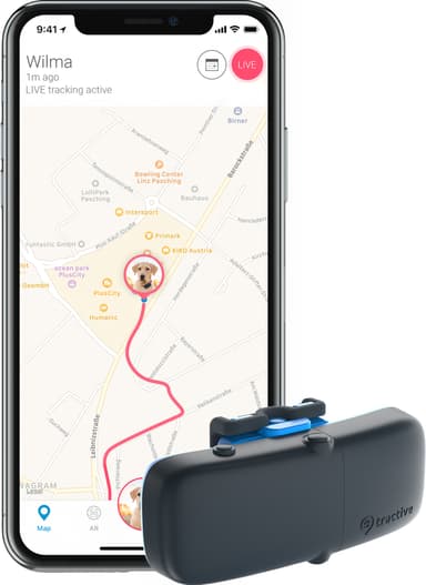 Tractive GPS koiran paikannin