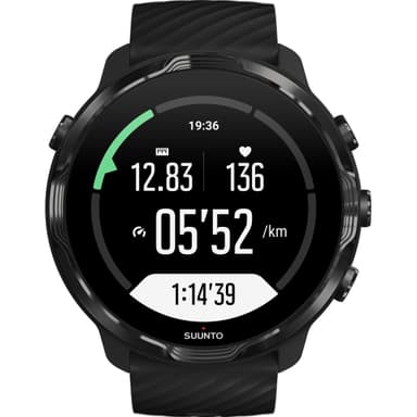 Suunto 7 multisport GPS urheilukello (musta)