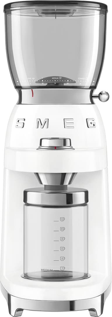 Smeg kahvimylly CGF01WHEU (valkoinen)