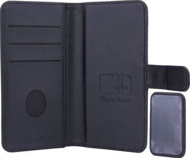 RadiCover 2-in-1 5"-5,4" lompakkokotelo (musta)