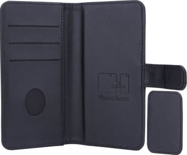 RadiCover 2-in-1 5"-5,4" lompakkokotelo (musta)