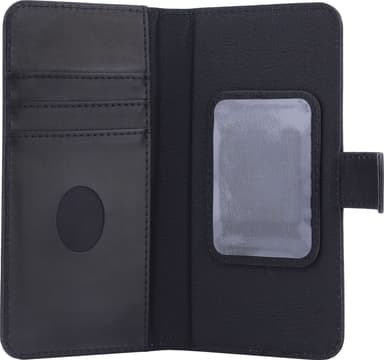 RadiCover 2-in-1 5"-5,4" lompakkokotelo (musta)