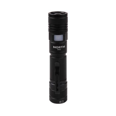 NORTH Taskulamppu 950 Lumen Zoom Musta Aviation Aluminium 10W Cree-Led (XML2)