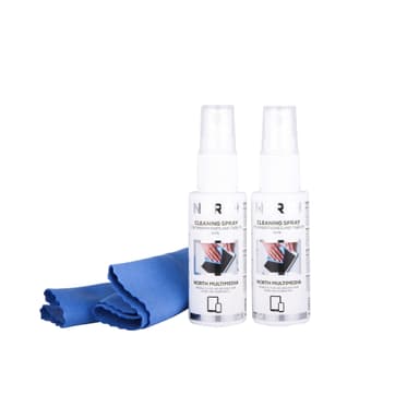 NORTH Puhdistuskitti Puhelimelle 2x Neste 30ml ja Puhdistusliina