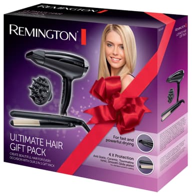 Remington hiustenkuivaaja + suoristusrauta D5215GP