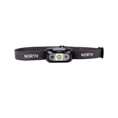 NORTH Otsalamppu 220 Lumen Musta noin 75m Cree-Led (XPG2) Liikkeentunnistin
