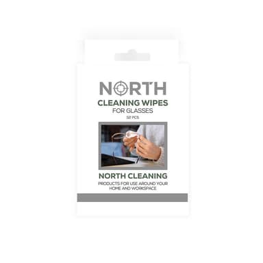 NORTH Puhdistusliina Silmälaseille 52-pack