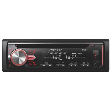 Pioneer DEH-4900DAB autosoitin (musta)