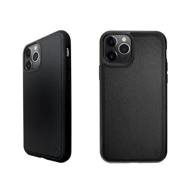 Ympäristöystävällinen Aitoa nahkaa iPhone 11 Pro Kotelo - Black