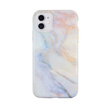 Ympäristöystävällinen painettu iPhone 11 Kotelo - White Marble