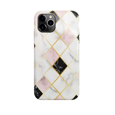 Ympäristöystävällinen painettu iPhone 11 Pro Kotelo - White Marble