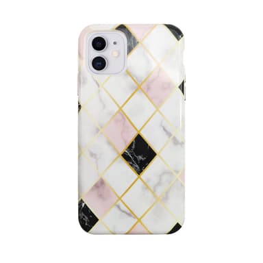 Ympäristöystävällinen painettu iPhone 11 Kotelo - White Marble