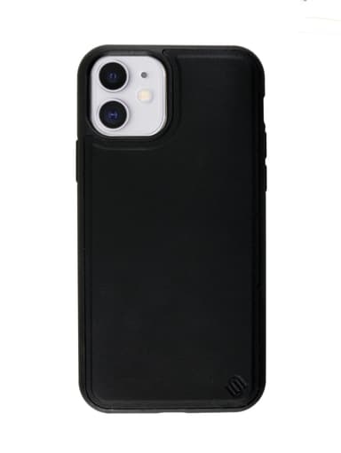 Ympäristöystävällinen Aitoa nahkaa iPhone 11 Kotelo - Black