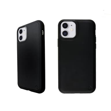 Ympäristöystävällinen Aitoa nahkaa iPhone 11 Kotelo - Black