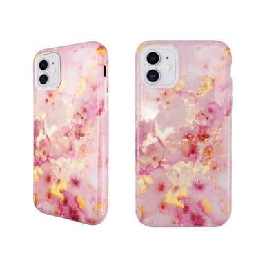 Ympäristöystävällinen painettu iPhone 11  Kotelo - Pink Marble