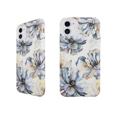 Ympäristöystävällinen painettu iPhone 11 Kotelo - White Flower