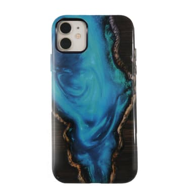Ympäristöystävällinen painettu iPhone 11 Kotelo - Blue