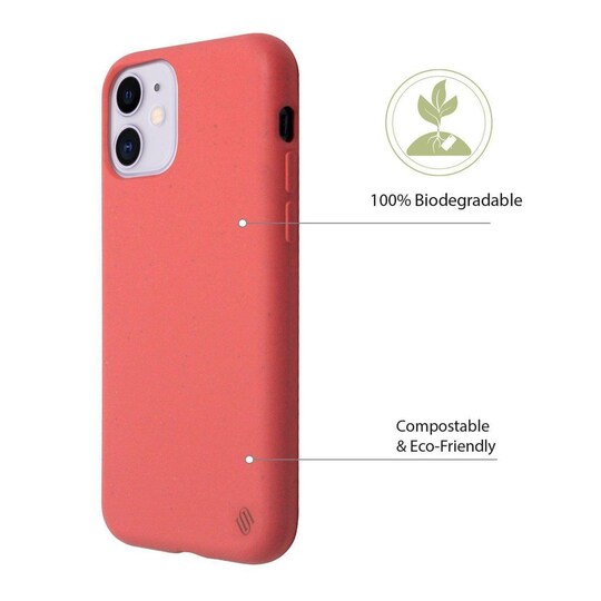 Ympäristöystävällinen iPhone 11 Kotelo - Coral