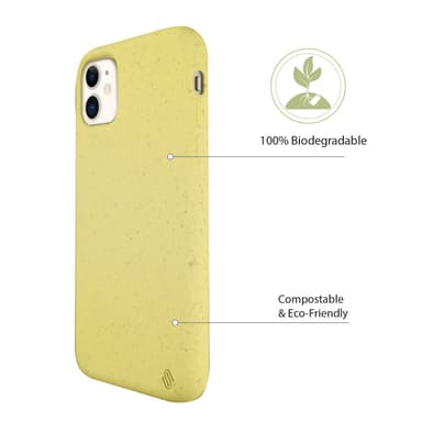 Ympäristöystävällinen iPhone 11 Kotelo - Yellow