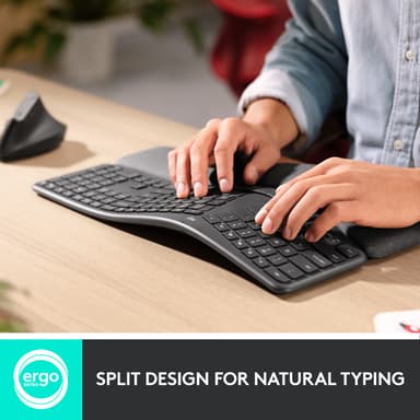 Logitech Ergo K860 ergonominen näppäimistö