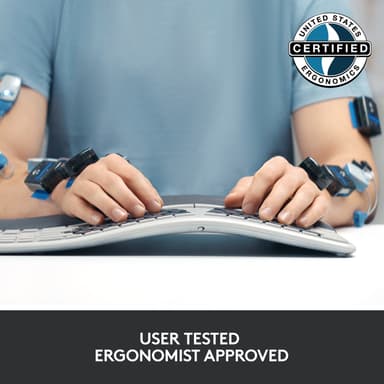 Logitech Ergo K860 ergonominen näppäimistö