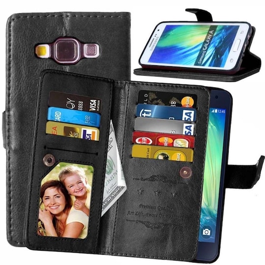 Lompakkotelo Flexi 9-kortti Samsung Galaxy A3 2015 (SM-A300F)