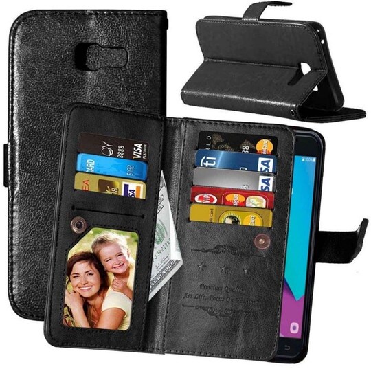 Lompakkotelo Flexi 9-kortti Samsung Galaxy J5 Prime (SM-J527F)