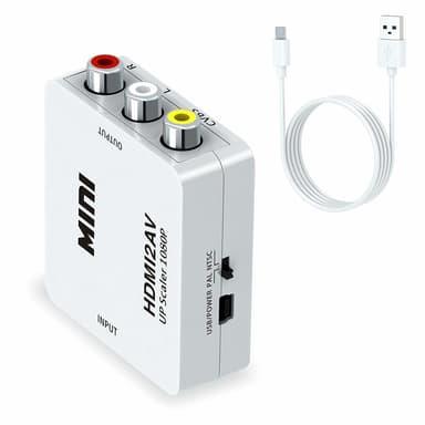 HDMI-AV/RCA -signaalimuunnin 1080p