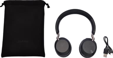 Jabra Elite 45h langattomat on-ear kuulokkeet (titaaninmusta)