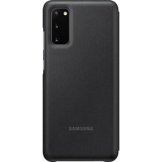 Samsung Galaxy S20 LED View suojakotelo (musta)