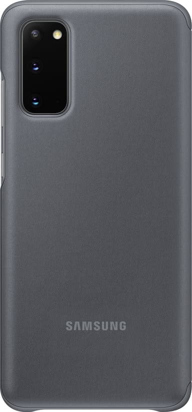Samsung Galaxy S20 Clear View suojakotelo (harmaa)