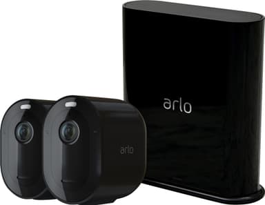 Arlo Pro 3 langaton 2K QHD turvakamera, 2 kpl (musta)