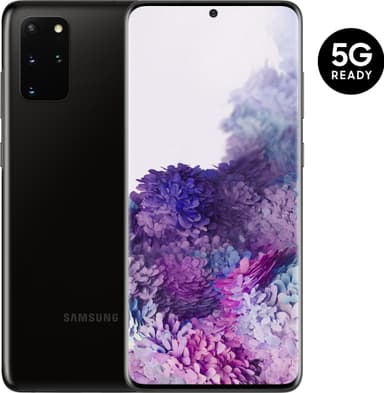 Samsung Galaxy S20 Plus 5G älypuhelin 12/128 GB (Cosmic Black)
