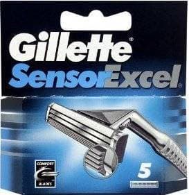 Gillette Sensor Excel Partahöylän Terät 5-pakkaus