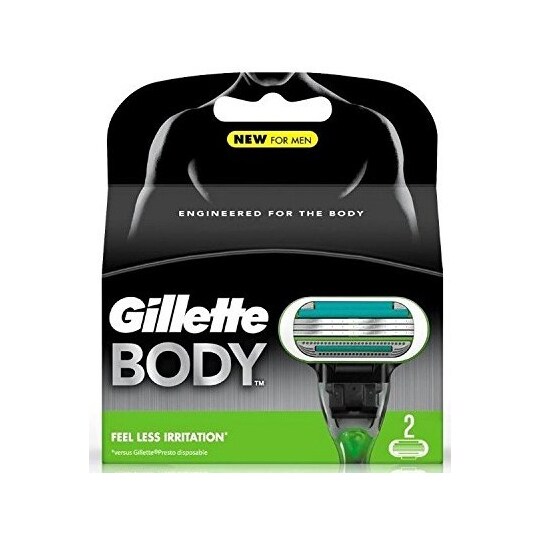 Gillette Body Partahöylän Terät 2-pakkaus