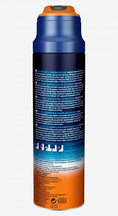 Gillette Fusion ProGlide Sensitive 2-in-1 Cool & Fresh Gel  170 ml