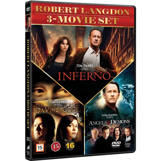 Robert Langdon 3 Movie Set (DVD)