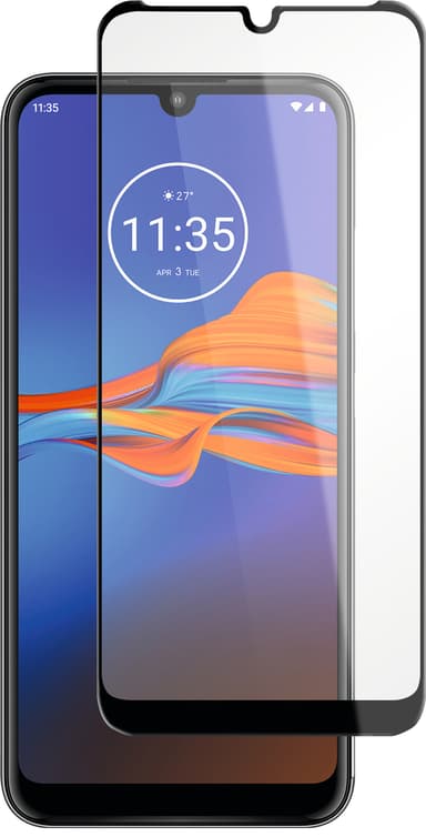 Panzer Full-Fit Motorola E6 Plus näytönsuoja (musta)