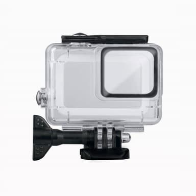 Vedenpitävä kotelo GoPro Hero7 hopealle / Hero7 valkoiselle lisävarustepaketilla