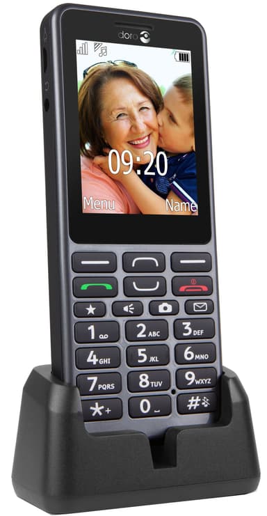 Doro PhoneEasy 509 matkapuhelin (hopea)