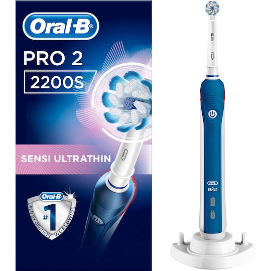 Oral-B Pro-2 2200S sähköhammasharja (sininen/valkoinen)